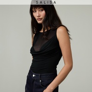 SALISA - MESH JERSEY SS26 TANK (REVERSIBLE) เสื้อกล้ามแต่งตาข่าย ใส่ได้หน้าหลัง
