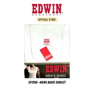 【EV1266】 EDWIN MENS BASIC SINGLET 100% Premium Cotton