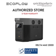 EcoFlow DELTA Max (2000) Portable Power Station - 3 Years Local Manufacturer Warranty