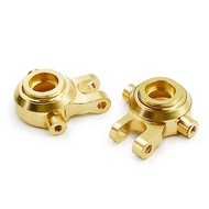2PCS RC Brass Front Steering Knuckles for TRX4M Upgrades 1/18 Scale RC Crawler Car Accessories