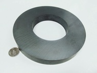 1 ชิ้น แม่เหล็กเฟอร์ไรท์ ทรงโดนัท วงแหวน ขนาด Dia OD156 x ID80 x H20 mm Y30 Ferrite Magnet สีดำ โดนน้ำได้ อุปกรณ์สำหรับงาน DIY ติดแน่น ติดทน มีเก็บปลายทาง