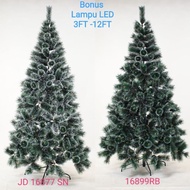 CHRISTMAS TREE SIZE 3FT (90CM) TYPE 16877SN FLAKESnow Pine TREE & TYPE 16899RB ALASKA RAINBOW Pine T