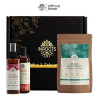 Inroots Herbal Oily & Problem Skin Combo | 3 Pcs Value Set | Skincare Gift Set | Jojoba Oil + Neem P