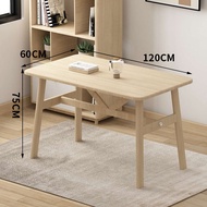【100% Kayu】 Meja Makan Minimalis Meja makan kayu solid Meja Makan Murah Meja Makan Teras