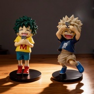 My Hero Academia Midoriya Izuku Midoriya Katsuki Bakugo Childhood Q Version Figure Model Decoration 