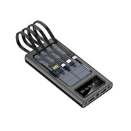 Solar powerbank 100000mah original 150000mAh powerbank original with build in cord Solar Charger 2 U