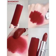 Givenchy Givenchy Red Velvet Pink High Ding Champs Matte Matte Lipstick Retro Red Limited Edition N3