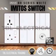 IMITOS BR SERIES SWITCHES & SOCKET OUTLET (WHITE) (SIRIM)