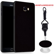 For Samsung Galaxy A9 2016/A9 Pro 2016/A9000/A9100 Silicon Soft Ruber Case (Black)