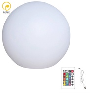 Perfk Creative Outdoor LED Globe Light Colorful Lawn Sphere Multi-Scene Decoration Remote Control