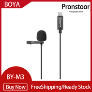 BOYA BY-M3 Lavalier microphone for live/radio/mic recording equipment vlog video Photography Microphone