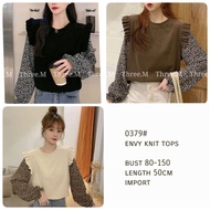 Atasan Wanita Import 0379# Envy knit tops