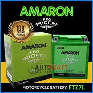 ◤ ☃ ☬ Amaron Pro Rider ETZ7L (YTX7L) Maintenance-Free Motorcycle Battery