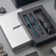 LAMY 雙入筆套禮盒 (鋼珠筆+原子筆) / safari 系列-森綠藍