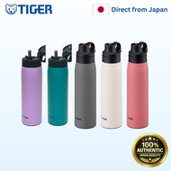 TIGER Water Bottle For Cold Storage Only Stainless Steel Mug Straw 350ml/500ml/600ml White/Gray/Pink