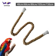 [Simhoa] Climbing Rope Bird Perch Stand Flexible Cage Playground Toy for Parrot Budgie Cockatiel Exe