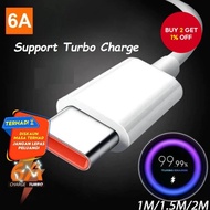 Type-C 6A Turbo Super Fast Charging Cable For Xiaomi 18w 27w Charger