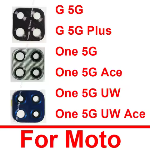 Back Rear Camera Glass Lens For MOTO G 5G Plus One 5G Ace XT2113 One 5G UW Ace Camera Glass Lens Adh