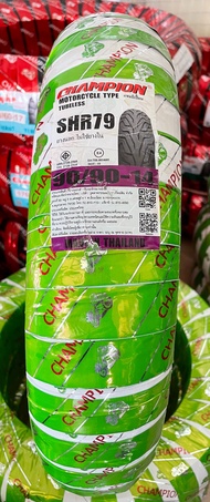 CHAMPION 90/90-14 ยางนอก SHR79 TUBELESS ยางเรเดียล (ไม่ใช้ยางใน) 90/90-14 สำหรับล้อขนาด 14 นิ้ว