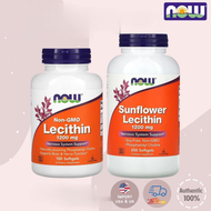 Now Foods Lecithin 1200 mg 100 Softgels Sunflower Lecithin