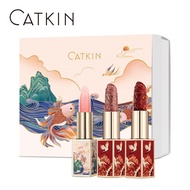 CATKIN Moonlight Tinted Lip Balm + Rouge Carving Lipsticks *2 Gift Package 3PCS/SET For Friends Fami