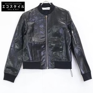 Paco Rabanne 黑色棉質 PVC 袖夾克，飾有圓形金屬配件，尺寸 36