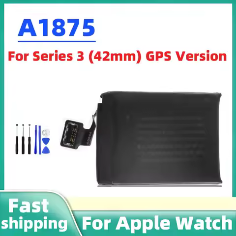 1-2Pcs A1875 GPS Version Battery Real 342mAh For Apple Watch Series 3 42mm Series 3 GPS A1875 Batter