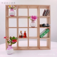 6Points8Points12Dollhouse dollhouse Mini Furniture Accessories 16Grid-style Storage Display Shelf Bo