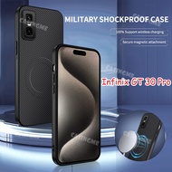 For Infinix GT 30 Pro 5G 2025 Carbon Fiber Pattern Magnetic Phone Case For Infinix GT30Pro Infinix G