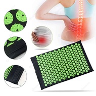 Yoga Mat Massager Pillow Foot Massage Cushion Acupressure Pad (Grey Green)