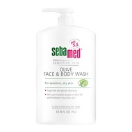 Sebamed Olive Face and Body Wash With Pump for Sensitive and Delicate Skin pH 5.5 Ultra Mild Dermato