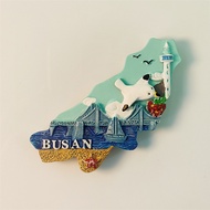 Korea Busan Landmark Busan Tower Guanganli Bridge Tourist Souvenir Features Sea Bath Magnetic Refrig