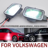 2X White LED Under Side Mirror Light Puddle Welcome Lamps For Volkswagen VW Passat B8 3G2 Variant Al