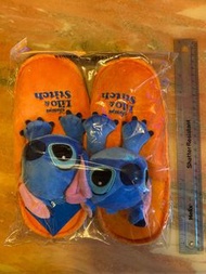 中古珍藏 Disney 迪士尼 Stitch 史迪仔 拖鞋