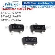 (20-100pcs) BAV70,215 BAV99,215 BAW56,215 A4W A7W A1W SOT23 PNP Power Transistor SMD Chip