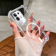 【 Shockproof 】Suitable for Vivo Y29 4G Y29S Y04 phone case new English strong magnetic charging acce