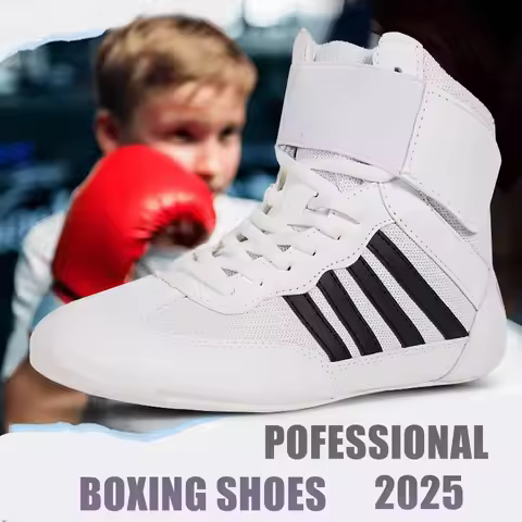 Boxing Shoes Comprehensive Training Shoes Strength Weightlifting Boxing Fighting High Help Men Women