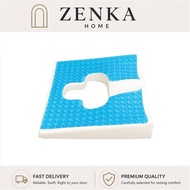 Gel Memory Foam Seat Cushion wheelchair cushion Hip Pain chair cushion for wheel chair , Chair Cushi
