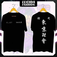 Japanese anime Revengers black unisex cotton street style T-shirt
