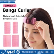 [SG seller]10.5cm Extra Long Hair Roller Air Bangs Hair Roller DIY Fringe Curler Grip Clamps Styling