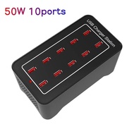 Multi USB Charger Station USB Type C Quick Charging Port Universal Desktop Wall Charger for Phone Ta