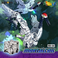 52TOYS BEASTBOX BB-58 MORTALCOIL Mecha Deformation Action Figure Portable Model