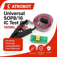 SOP8/16 IC Test Clip 1.27mm 150mil/200mil CH341A Tight Bracket All Sizes SOP Works With Programmers.