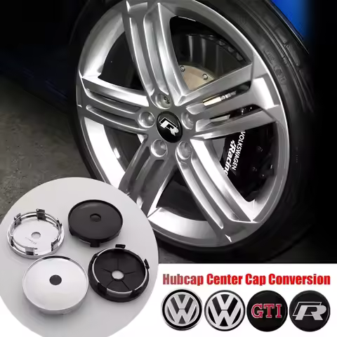 4PCS 60mm repack Wheel Center Cap Logo Hub Cover Badge For Volkswagen Polo Passat B5 B6 B7 T4 T5 Gol