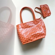 GOYARD 橘色 mini tote