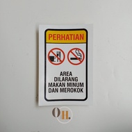 No Smoking Stickers - No Smoking - Vinyl Stickers