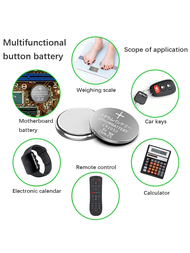 5/10片3v紐扣電池,適用於電子產品,手表,蠟燭等 - Cr2016、cr2025、cr2032