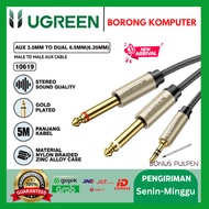UGREEN Audio Splitter Cable Jack 3.5mm TRS To Dual 6.35mm TS 10619