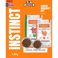 INSTINCT SUPER PREMIUM DOG FOOD 1.8KG  (clearence stock for lamb expired date 12 oct 2025)