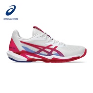 ASICS Women SOLUTION SPEED FF 3 Tennis Shoes in White/Bright Rose